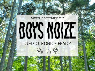 Boys Noize, Djedjotronic et Feadz à La Clairière