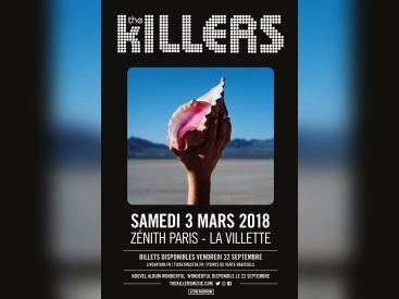 The Killers en concert au Zénith de Paris en mars 2018