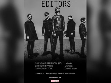 Editors en concert à l'Olympia de Paris en mars 2018