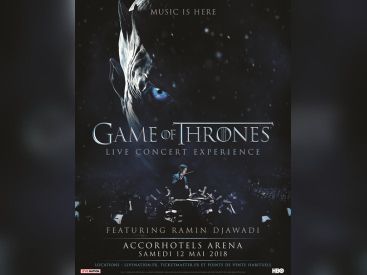 Game Of Thrones : Live Concert Experience à l'AccorHotels Arena Bercy de Paris en mai 2018 