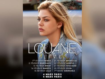 Louane en concert au Trianon de Paris en mars 2018