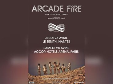 Arcade Fire en concert à l'AccorHotels Arena Bercy de Paris en avril 2018