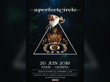 A Perfect Circle en concert à l’Olympia de Paris en juin 2018