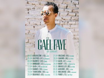 Gaël Faye en concert à La Salle Pleyel de Paris en mai 2018