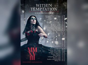 Within Temptation en concert au Zénith de Paris en novembre 2018