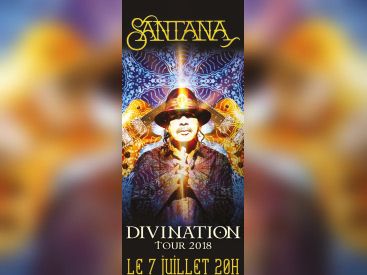 Santana en concert à l'AccorHotels Arena Bercy de Paris en juillet 2018 