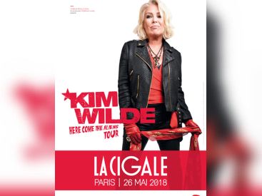 Kim Wilde en concert à La Cigale de Paris en mai 2018