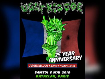 Ugly Kid Joe en concert au Bataclan de Paris en mai 2018