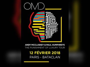 Orchestral Manœuvres in the Dark en concert au Bataclan de Paris en février 2018