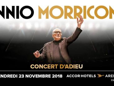 Ennio Morricone en concert à l'AccorHotels Arena Bercy de Paris en novembre 2018 