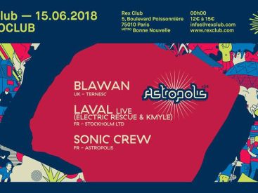 Astroclub au Rex Club avec Blawan