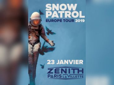 Snow Patrol en concert au Zénith de Paris en janvier 2019
