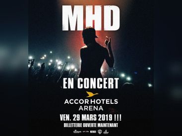 MHD en concert à l'AccorHotels Arena Bercy de Paris en 2019 