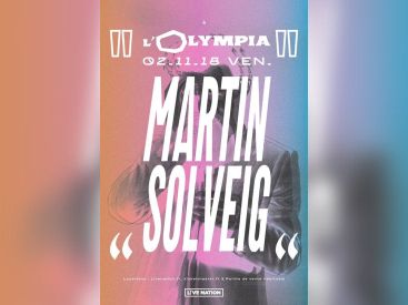 Martin Solveig en concert à l'Olympia de Paris en novembre 2018