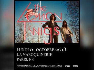 The Lemon Twigs en concert à La Maroquinerie de Paris en octobre 2018