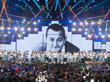 Les Enfoirés à l'AccorHotels Arena de Paris en janvier 2020