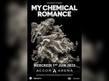 My Chemical Romance en concert à l'Accor Arena de Paris en juin 2022