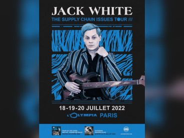 Jack White en concert à l'Olympia de Paris en juillet 2022