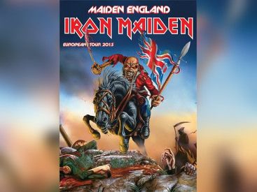Iron Maiden à Paris Bercy en 2013 pour son Maiden England European Tour 