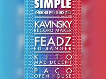 Soirée Blood Simple au Showcase avec Kavinsky, Feadz & Kito