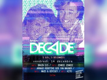 Soirée Decade au Social Club avec Zombie Zombie et Arnaud Rebotini