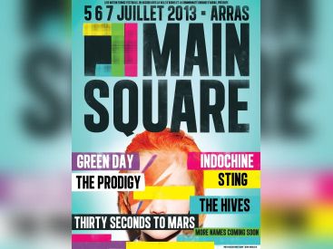 Main Square 2013 : Prodigy, Thirty Seconds to Mars et The Hives rejoignent Sting et Indochine 