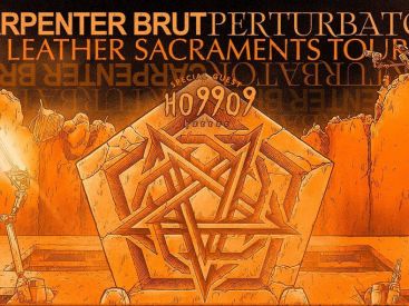 Carpenter Brut et Perturbator en concert à l'Olympia à Paris en octobre 2023