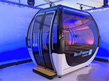 Câble 1 : voici à quoi va ressembler la cabine du 1er téléphérique d'Île-de-France