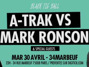 A-Trak vs Mark Ronson au 34 Marbœuf 