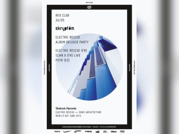 Skryptom Party Spéciale Electric Rescue album release au Rex Club