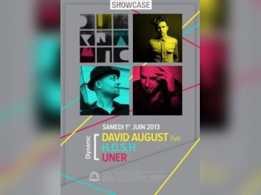 Diynamic au Showcase avec David August