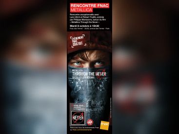 Metallica en rencontre exceptionnelle à la Fnac des Ternes