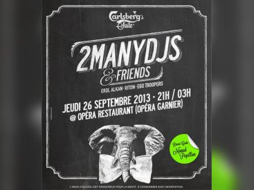 Unbottle Yourself présente 2ManyDJs & Friends : gagnez vos places!