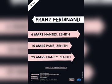 Franz Ferdinand en concert au Zénith de Paris en mars 2014