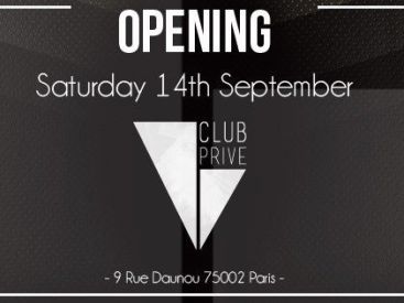 Ouverture du "V" Club à Paris 