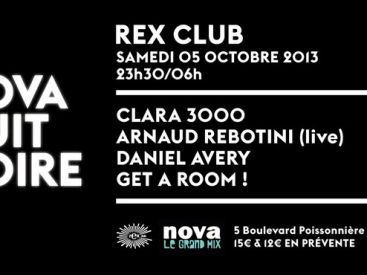 Nuit Noire Nova au Rex Club