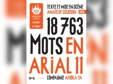 18763 mots en arial 11 au Théâtre de Belleville