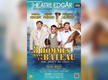 Trois hommes dans un bateau au Théâtre Edgar : notre critique 