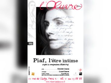 Piaf l'être intime, reprise au Café de la Danse