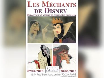 Les Méchants de Disney s'exposent chez Arludik
