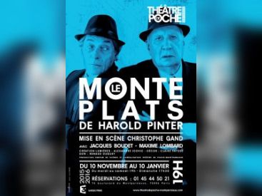 Le Monte-plats d'Harold Pinter au Théâtre de Poche-Montparnasse