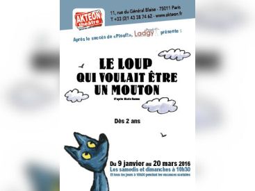 Le loup qui voulait être un mouton à l'Aktéon théâtre