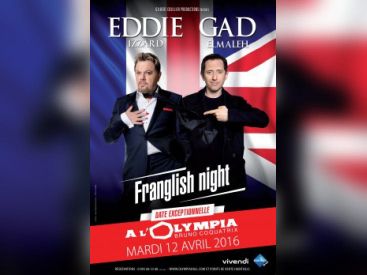 Gad Elmaleh et Eddie Izzard réunis pour la Franglish Night à l'Olympia