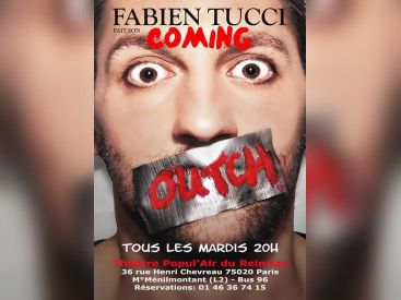 Fabien Tucci fait son Coming Outch au Théâtre Popul'Air du Reinitas : gagnez vos places !