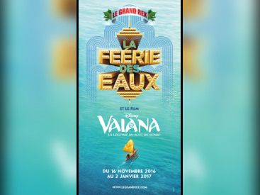 Noël au Grand Rex : spectacle Féerie des eaux et projection de Vaiana