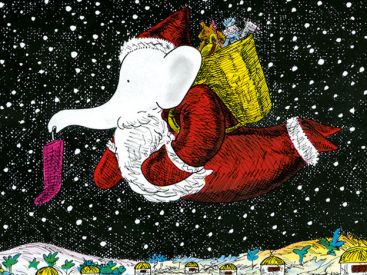 Babar et le Père Noël au théâtre des Champs-Élysées
