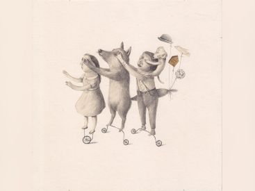 Vente d'illustrations charitable à la Rotonde Stalingrad 