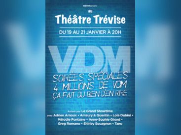 VDM fête ses 4 millions d'anecdotes au théâtre Trévise
