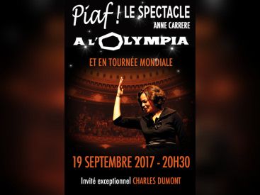 Piaf ! le spectacle à l'Olympia en septembre 2017