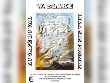 Lecture de William Blake et couscous offert au Val Café
